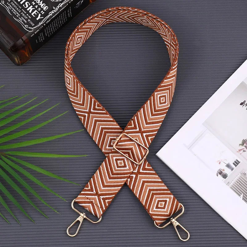 Shoulder Strap For Women Hardware Hooks The Length Can Be Freely Adjusted Travel Accessories Fashionable Wide Shoulder Strap