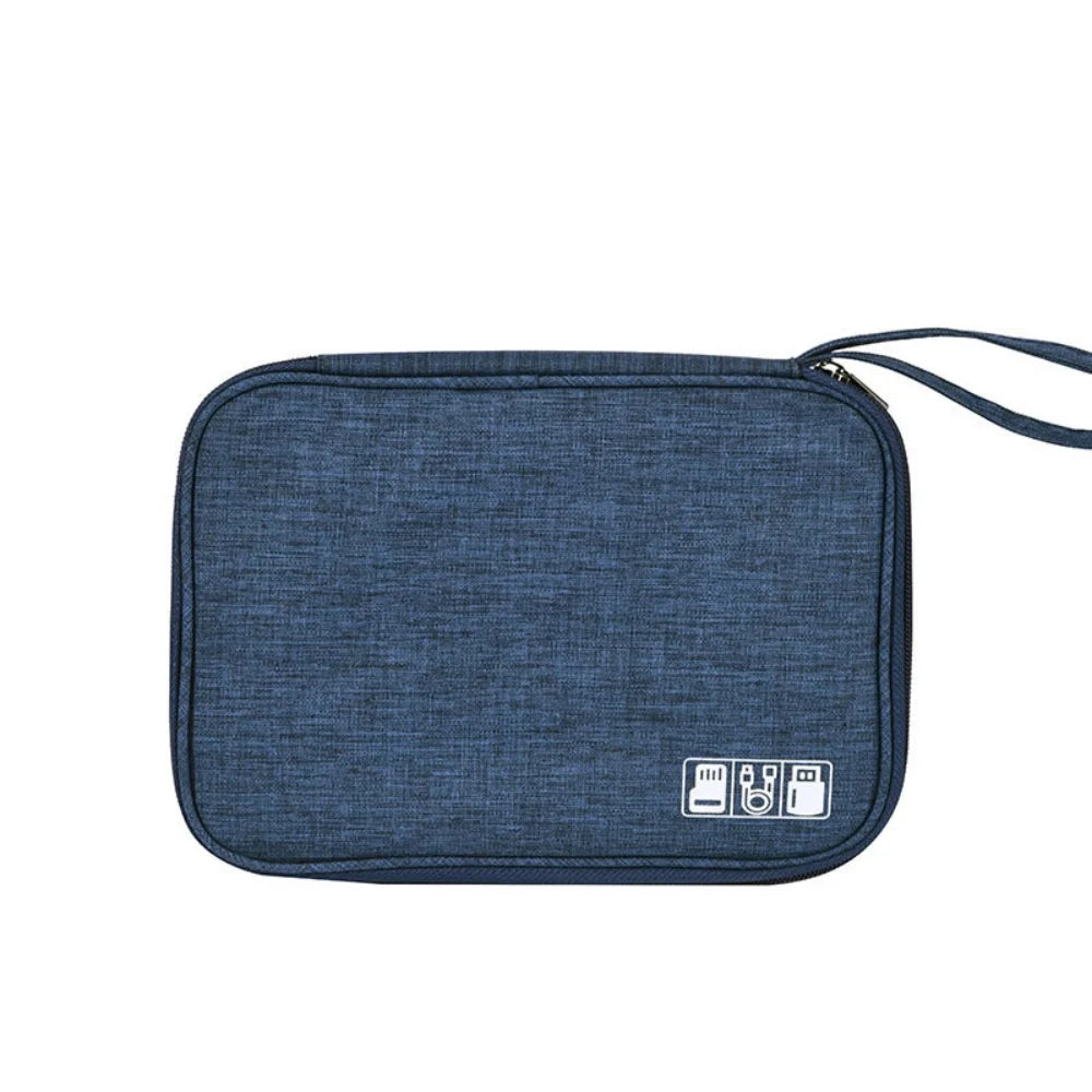 1pcs Portable Phone Cable Storage Bag Electronic Accessory Organizer USB OTG Data Cable Charger Plug Travel Waterproof Organizer
