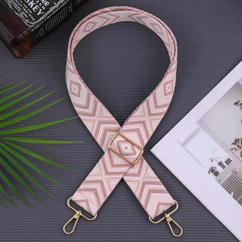 Shoulder Strap For Women Hardware Hooks The Length Can Be Freely Adjusted Travel Accessories Fashionable Wide Shoulder Strap