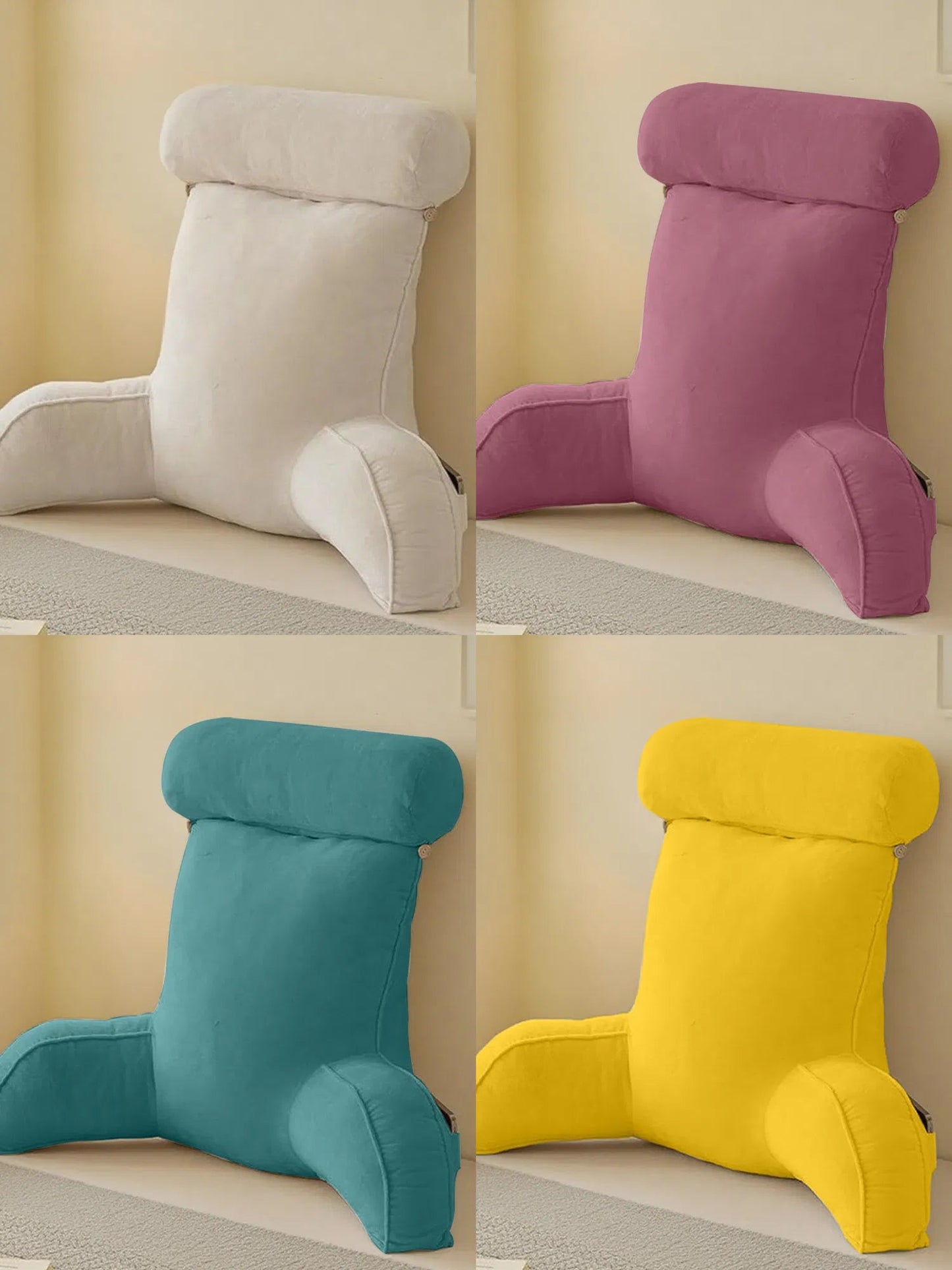 Sofa Bed Head Reading Pillow, 85x60cm, 5 Colors