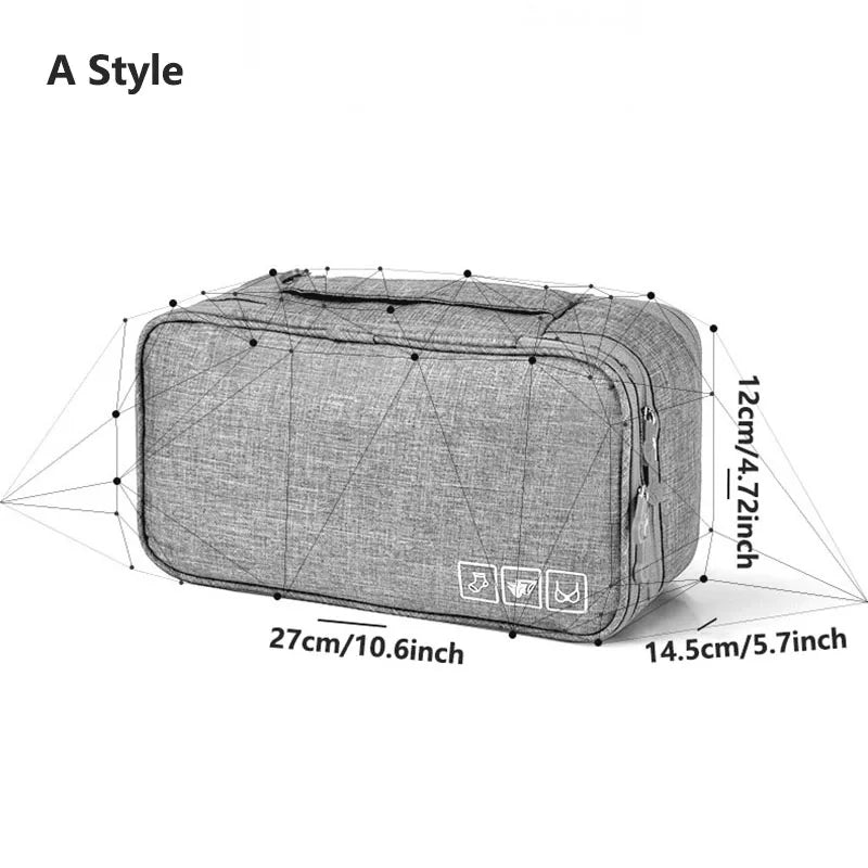 Travel Portable Clothing Underwear Storage Bag Portable Socks Bra Organizer Bag Waterproof Clothing Sorting Bag