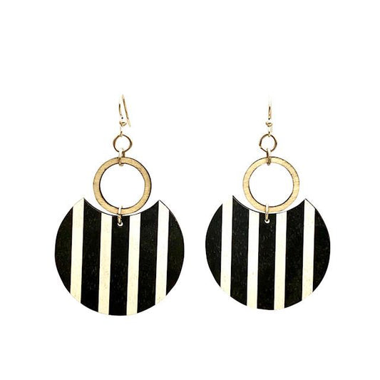 Modern Art Deco Earrings #1358