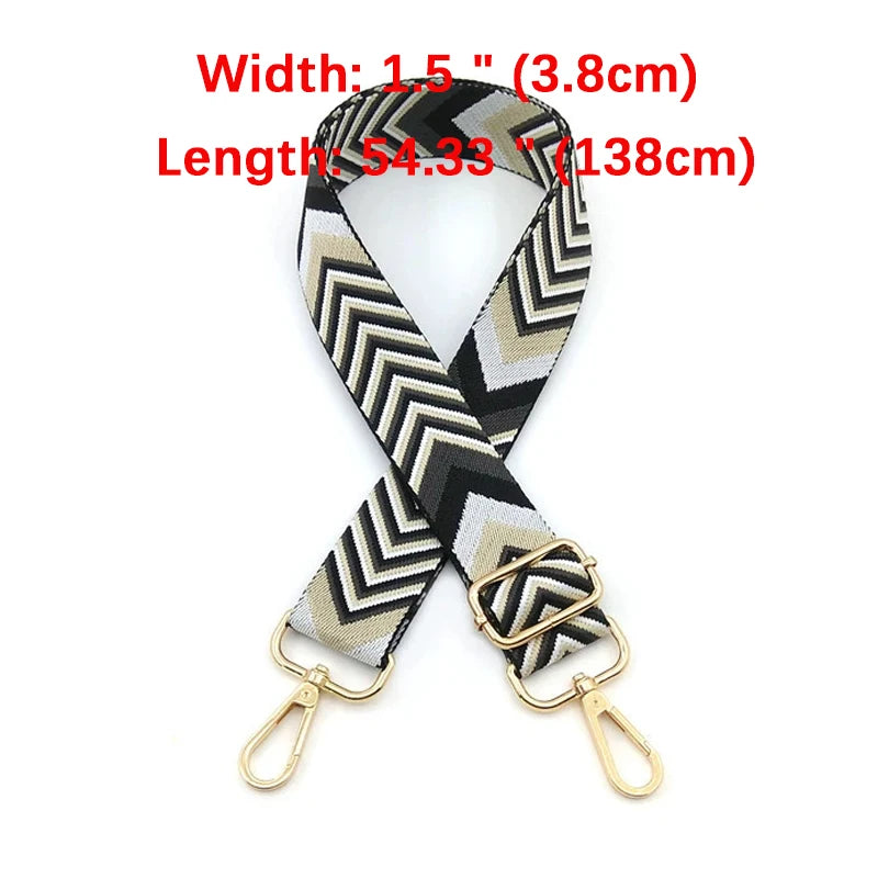 Fashionable And Versatile Shoulder Strap Arrow Adjustable Bag Strap Replaceable Crossbody Bag Strap Travel Accessories