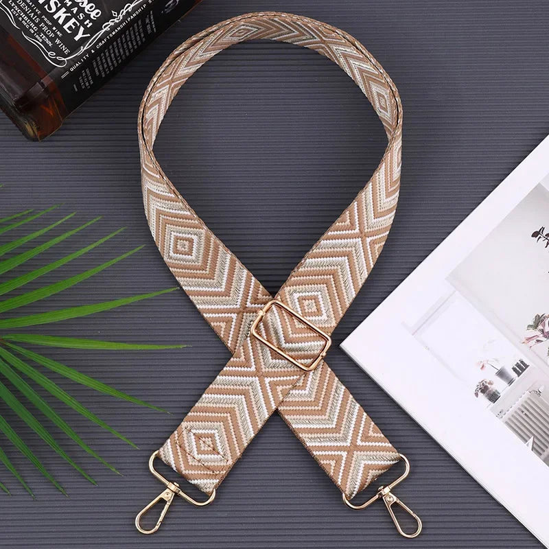Shoulder Strap For Women Hardware Hooks The Length Can Be Freely Adjusted Travel Accessories Fashionable Wide Shoulder Strap