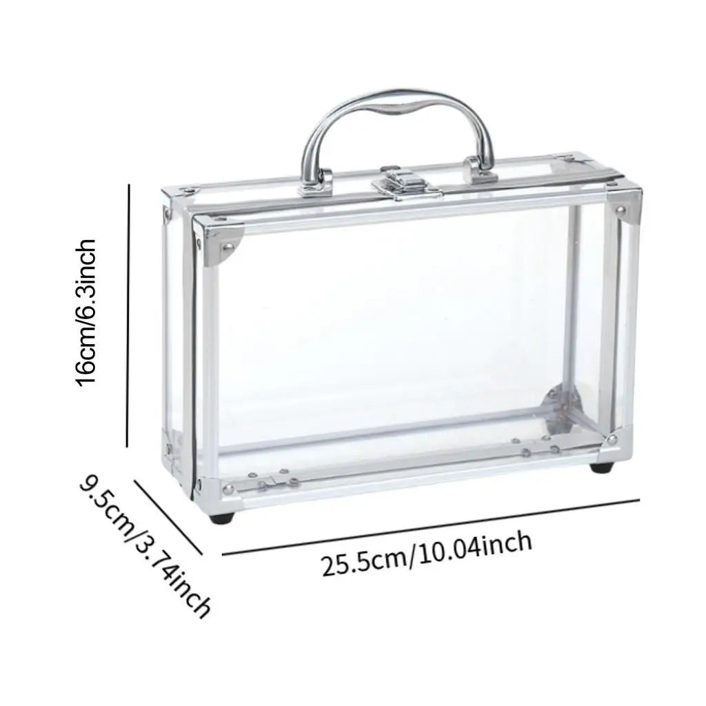 Jewelry Organizer Hair Accessories Storage Multifunctional Clear Travel Cosmetic Case for Documents Tools Pins Office Necklace