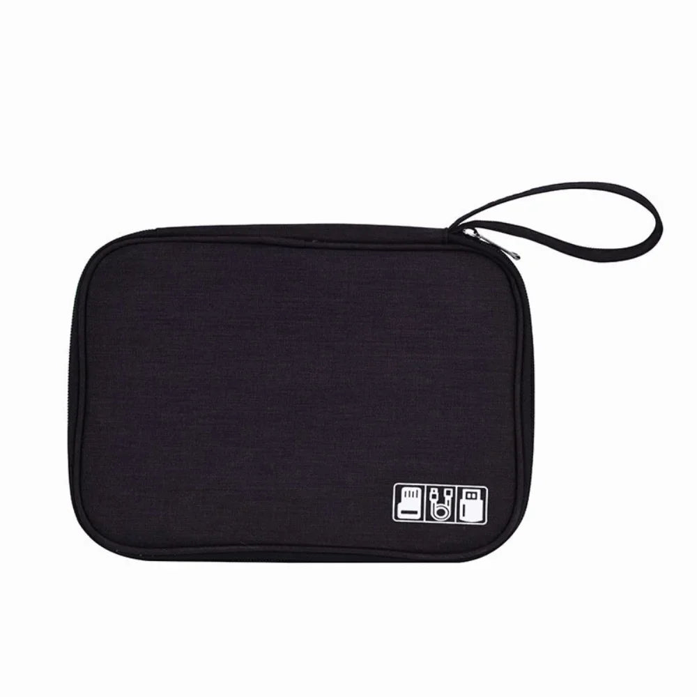1pcs Portable Phone Cable Storage Bag Electronic Accessory Organizer USB OTG Data Cable Charger Plug Travel Waterproof Organizer