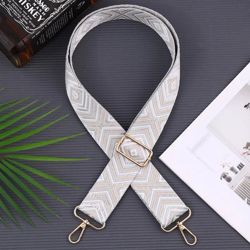 Shoulder Strap For Women Hardware Hooks The Length Can Be Freely Adjusted Travel Accessories Fashionable Wide Shoulder Strap