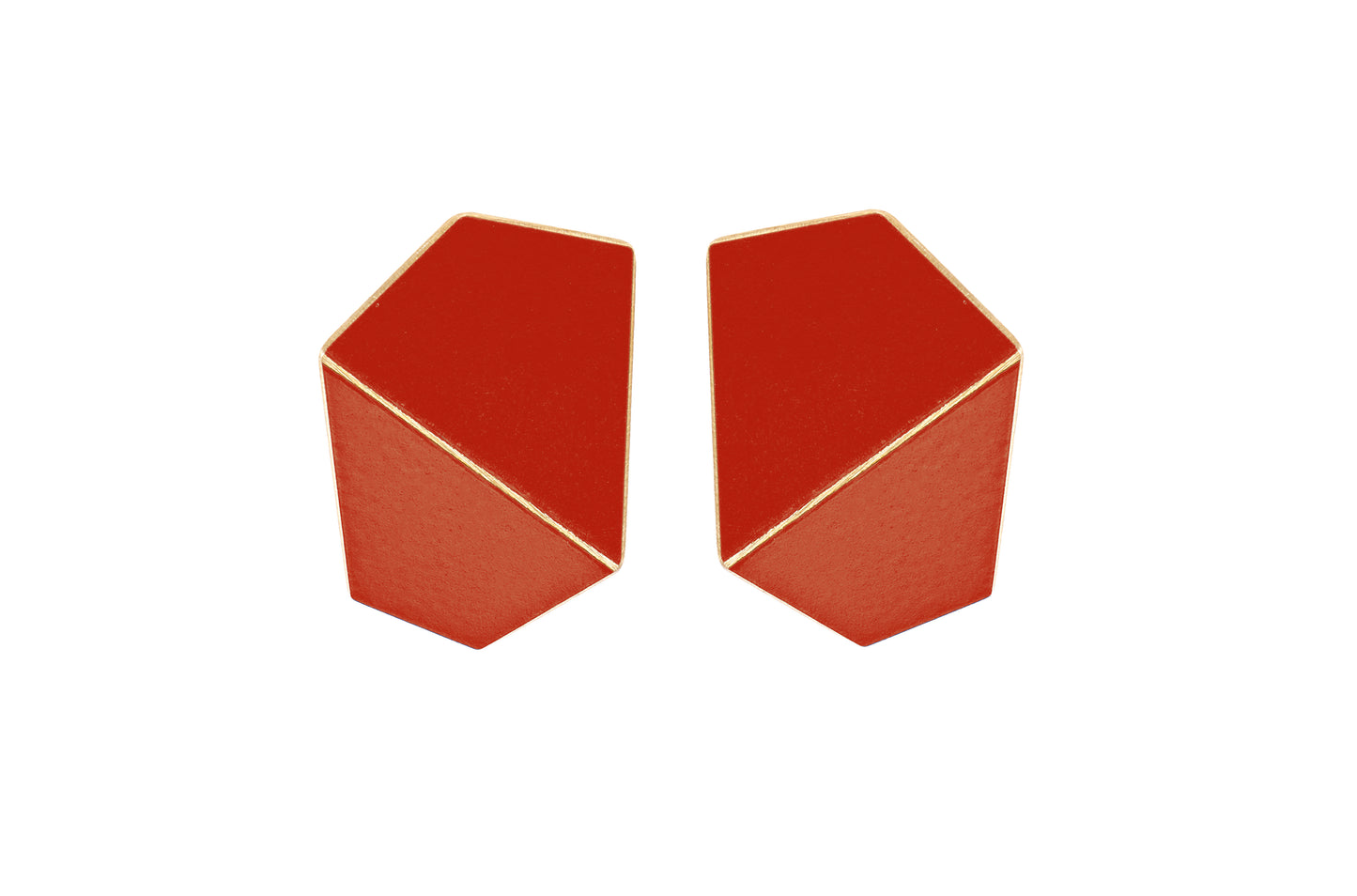 Earrings Folded Wide