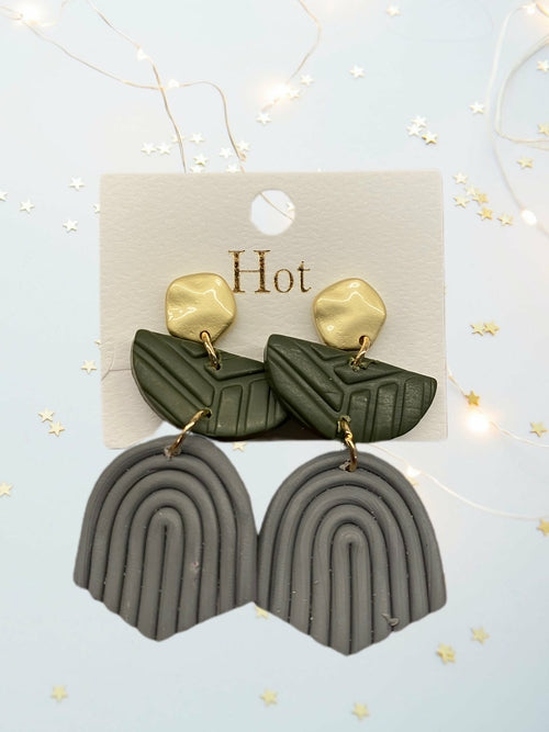 Modern Clay Earrings